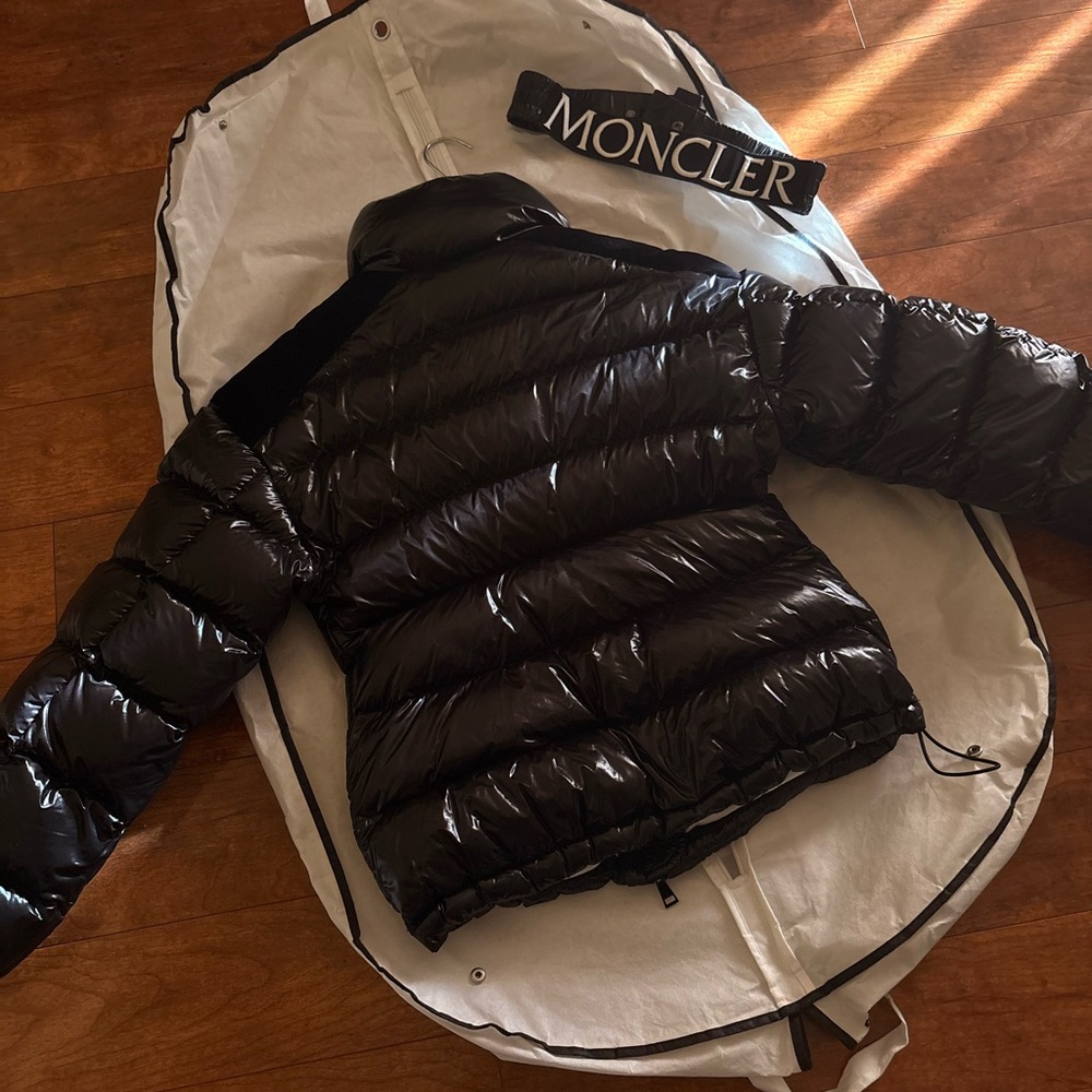 Moncler Shiny Black Down Jacket - Picture 3 of 3